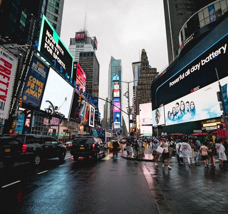 Digital signage at Times Square.