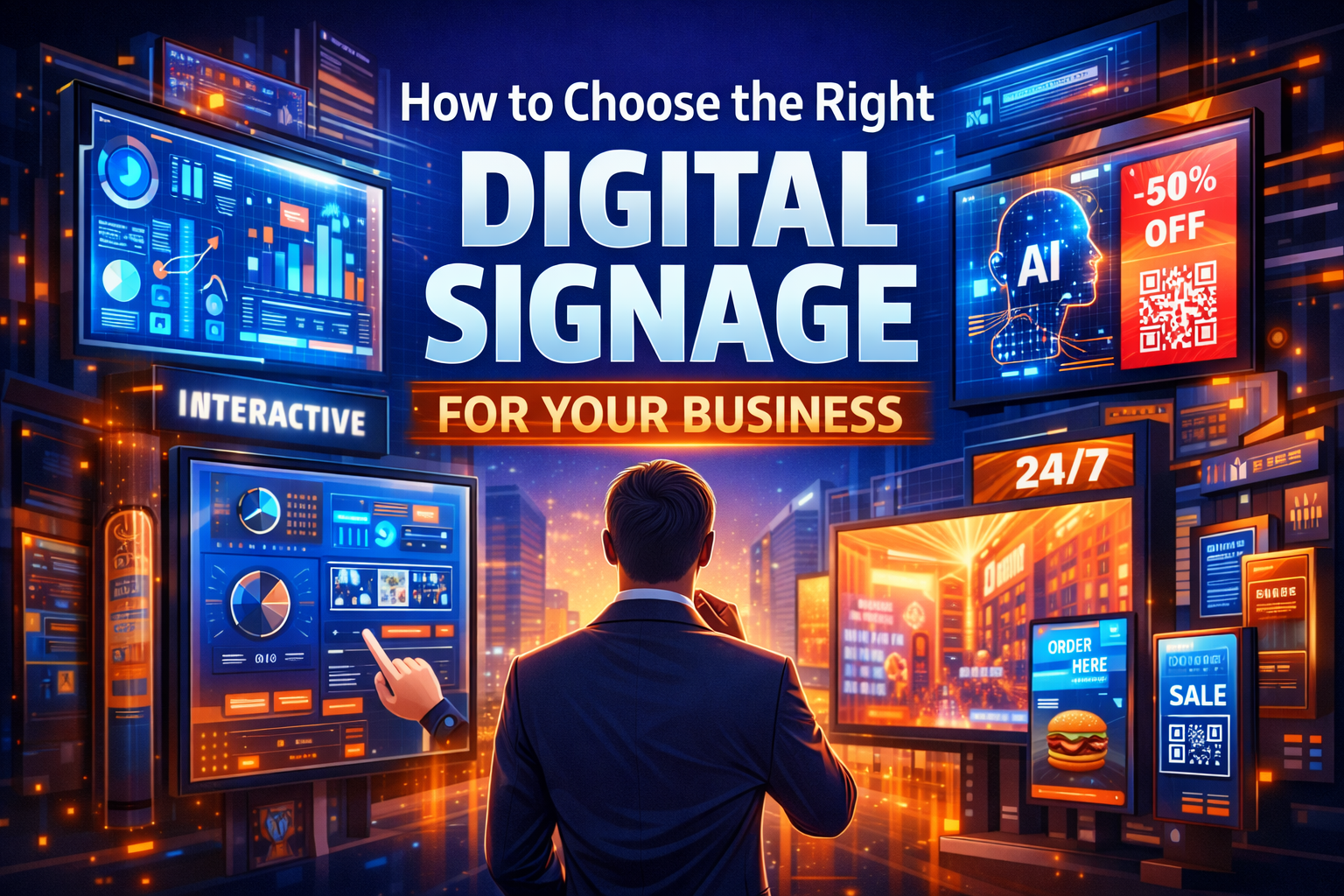 How to Choose the Right Digital Signage for Your Business