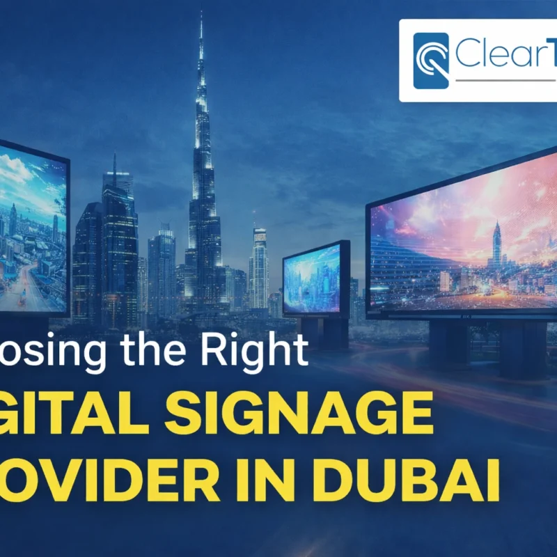 digital signage provider in Dubai