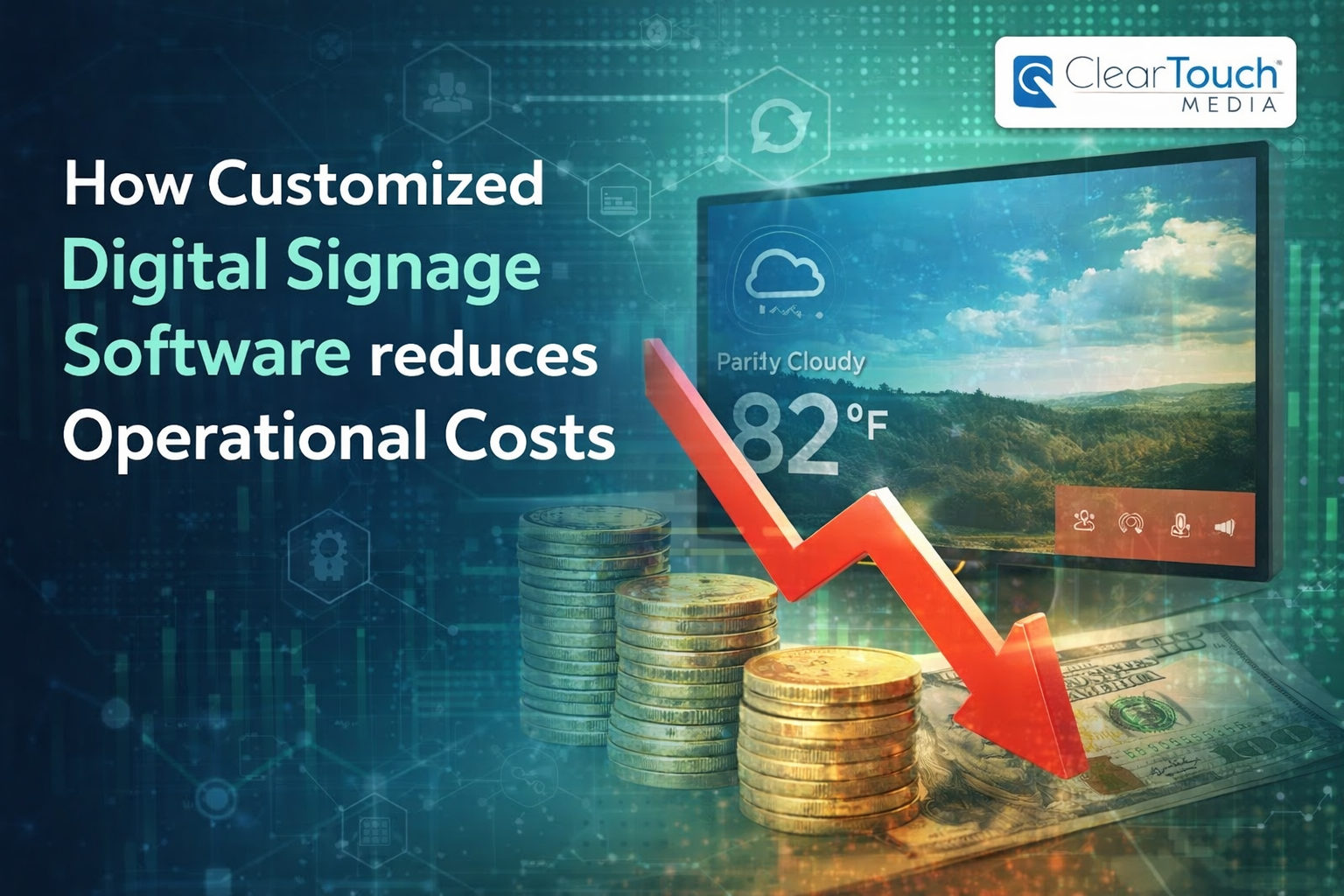 How Customized Digital Signage Software reduces Operational Costs