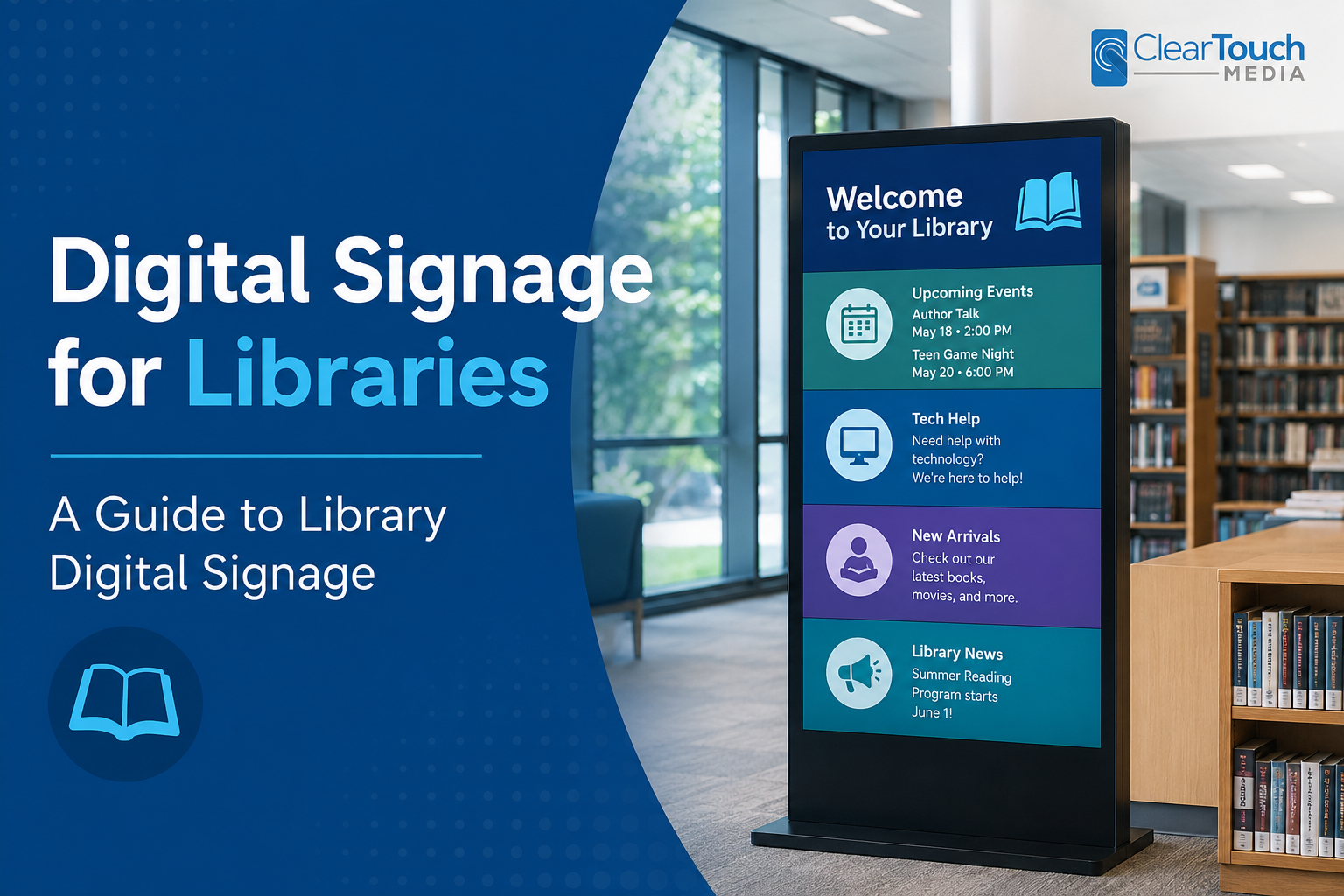 Digital Signage for Libraries – A Guide to Library Digital Signage