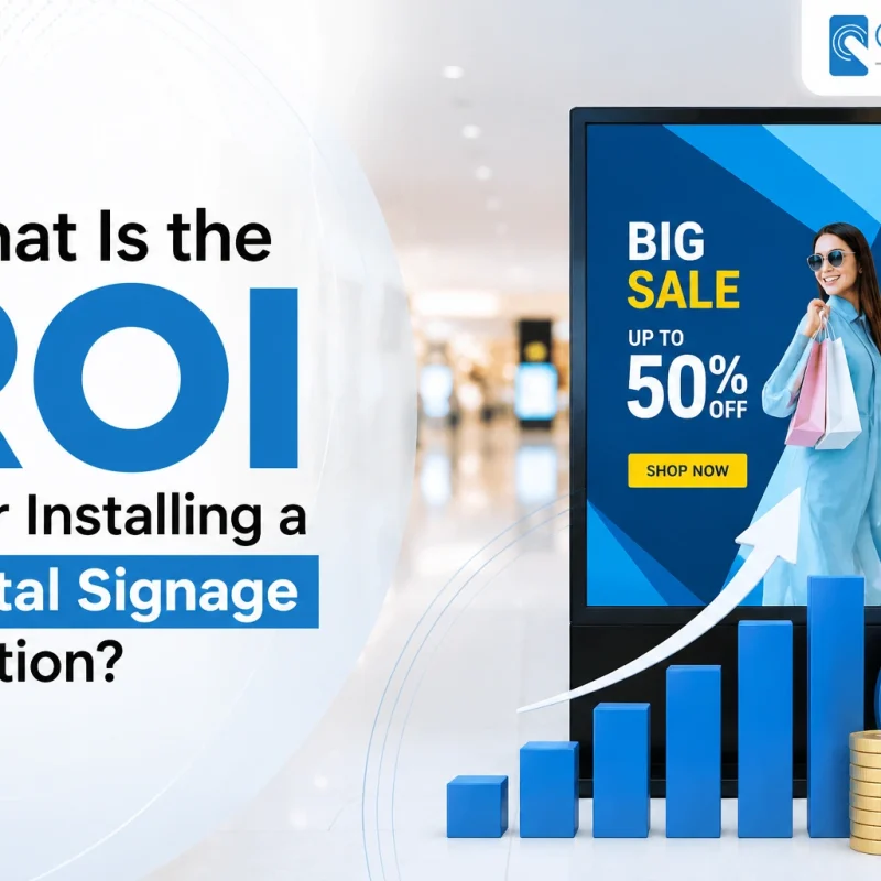 What Is the ROI After Installing a Digital Signage Solution