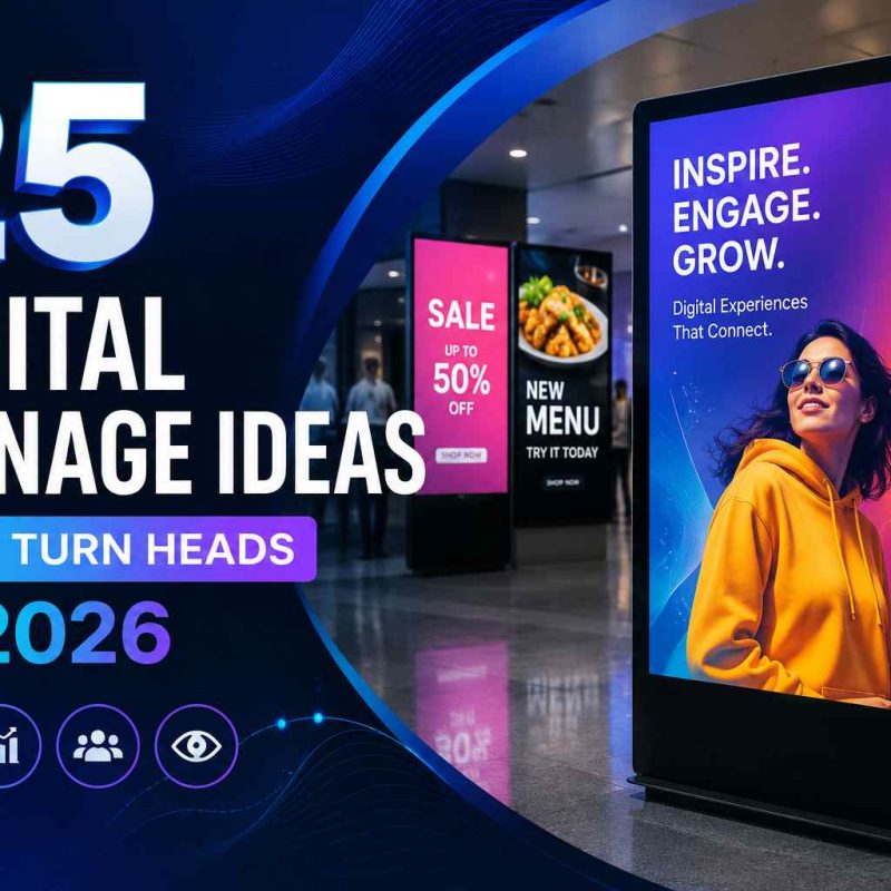 25 Digital Signage Ideas